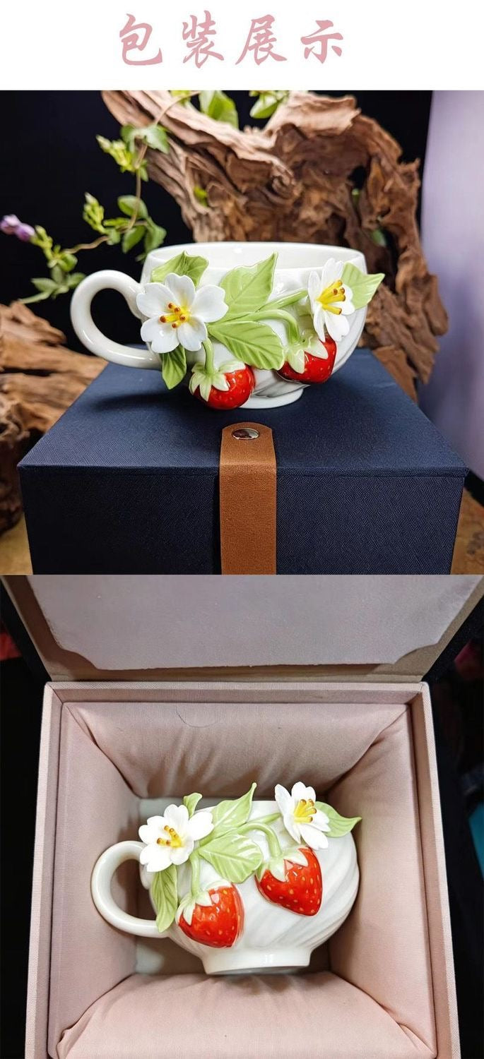 Strawberry Ceramic Mug