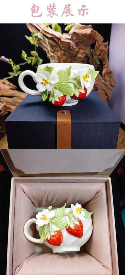 Strawberry Ceramic Mug