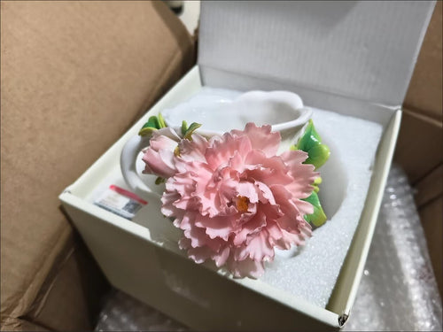Handmade plant flower ceramic cups are hot-selling in China