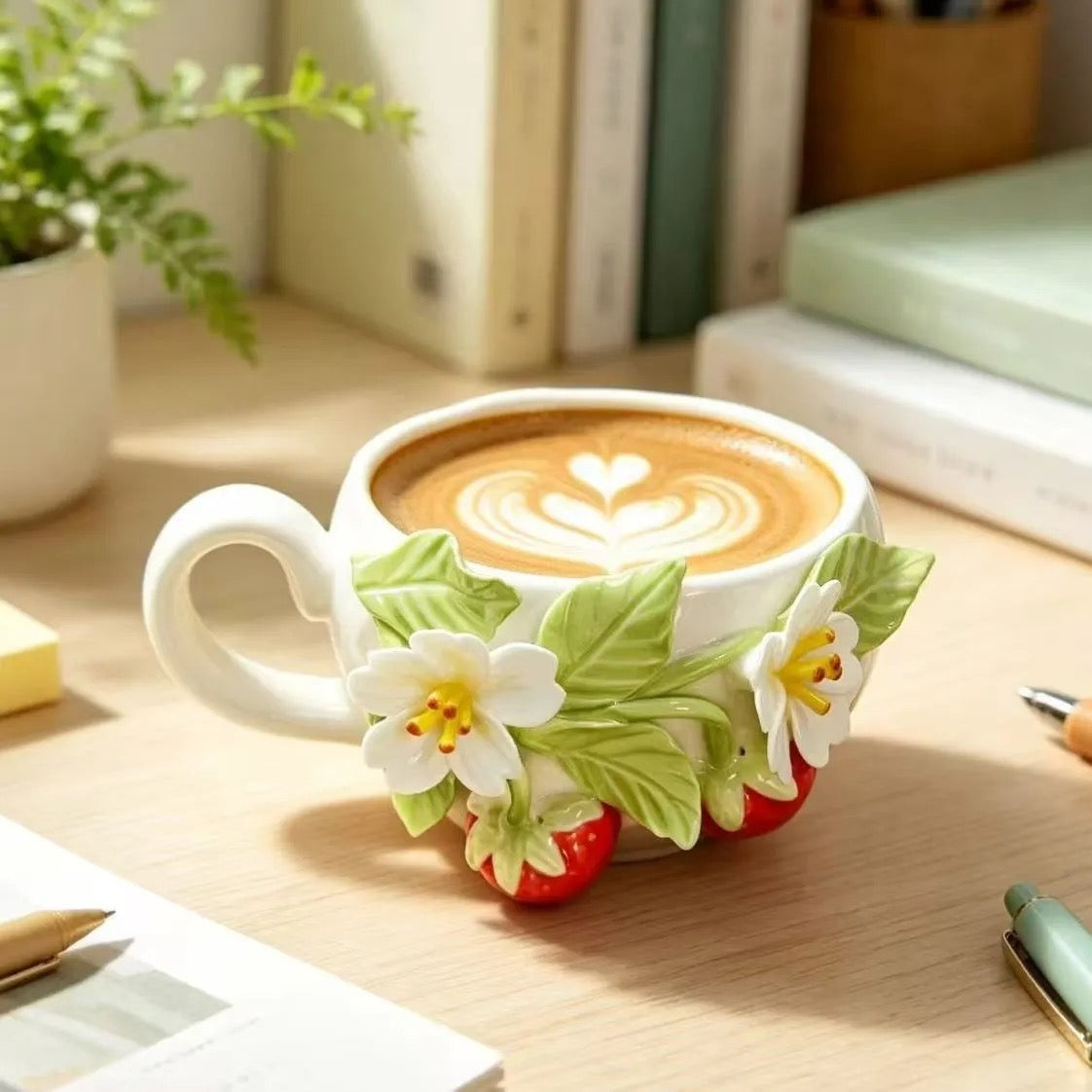 Strawberry Ceramic Mug